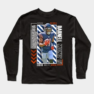 Darnell Mooney Paper Poster Version 10 Long Sleeve T-Shirt